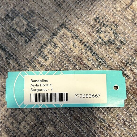 Bandolino Burgundy Myla Booties - Picture 3 of 6